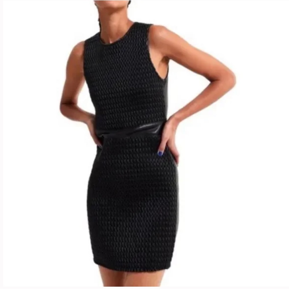 NWT Zara faux leather dresss